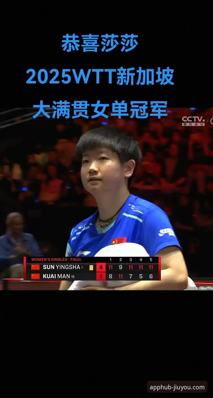 九游APP一键下载安全吗 孙颖莎新加坡大满贯首轮表现深度解析:从技术稳定性到心态把控的全面观察